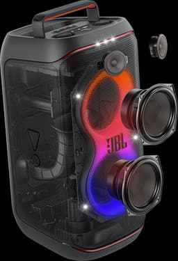 JBL PartyBox Club 120 - Draadloze Bluetooth Party Speaker - Opvouwbare Handgreep - Spatwaterdicht - LED verlichting - 12 uur - Zwart — thumbnail 4