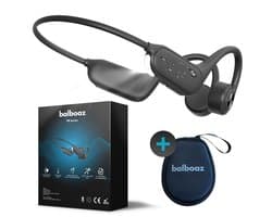 Bone Conduction Headphone met Case | Sport Koptelefoon | bluetooth en mp3 | Met Licht | Waterdicht