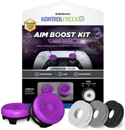 KontrolFreek Frenzy AimBoost Thumbsticks + Precision Rings- Purple/Black (PS5/PS4) — thumbnail 1