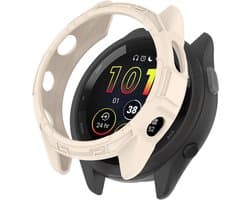 TPU Hoesje Geschikt voor de Garmin Forerunner 265 - Sterk Materiaal - Beige