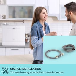 Klarstein Vaatwasser Mini voor 5 Couvert, Stille Kleine Vaatwasser met 7 Programma’s, Kleine Tafelvaatwasser voor Thuis, Kantoor en Camping, Mini Vaatwasser met Wateraansluiting - Vaatwasmachine Afwasmachine Mini-Vaatwasser - 8L - Touch Vrijstaand — thumbnail 6