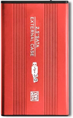 Qoltec Externe Harde Schijf Behuizing HDD/SSD 2.5'' SATA3 | USB 3.0 | Rood. — thumbnail 10