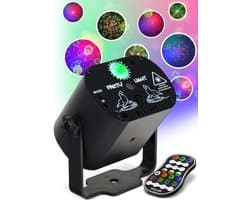 CHEROY Party Light - Discolamp - Lichteffect - Stroboscoop - LED - Laser Op Geluid - Feestverlichting - Draadloos - Met Afstandsbediening