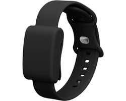 kwmobile horlogebandje geschikt voor Whoop 5.0 / Whoop 4.0 / 3.0 polsband - Smartwatch bandje van TPU - Activity tracker horloge band in zwart