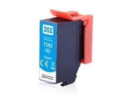 Boxstuff inkt geschikt voor Epson 202XL Cyaan - Geschikt voor Epson Expression Premium XP-6105 / XP-6100 / XP-6000 / XP-6005 / XP6100 / XP6105 / XP6000 / XP6005 Printers - Cyan