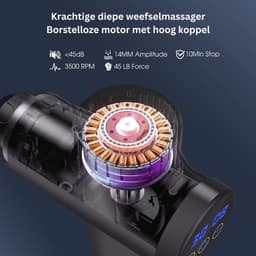 VELTRR® Massage Gun Professioneel - Massage Apparaat - Theragun — thumbnail 3