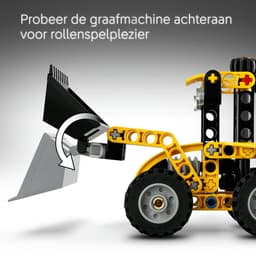 LEGO Technic - Graaflaadmachine Constructiespeelgoed — thumbnail 4