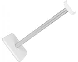 Headset Stand - standaard voor koptelefoon - Headset Houder - Koptelefoon standaard - Koptelefoon Houder - Hoofdtelefoon Houder - wit - metaal - 100*100*245mm
