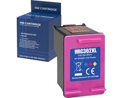 Inktcartridge geschikt voor HP 302XL kleurcompatibel HP DeskJet 1110 1111 2100 2130 2131 2132 3630 3635 Envy 4510 4512 4516 4520 4525 OfficeJet 3800 3830 3838 4650 4655 5200 5232