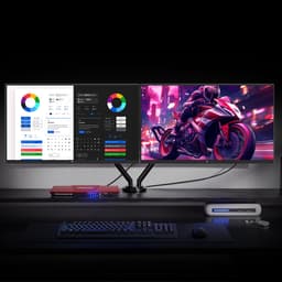 KTC H27E6 27 inch Gaming Monitor, 2560*1440 QHD Fast IPS-scherm, 320Hz verversingssnelheid, HDR 400, 1ms responstijd, FreeSync & G-Sync, 144% sRGB, VESA monteerbaar, 2*HDMI 2.1, 2*DP 1.4, 1*USB 2.0, 1*oortelefoon — thumbnail 7