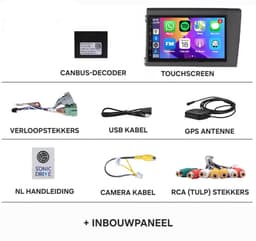 Autoradio 4/64GB met Carplay en Android auto | Geschikt voor Volvo XC70, V70, S60 1999-2005 | Radio scherm met Navigatie | 1999 2000 2001 2002 2003 2004 2005 — thumbnail 4