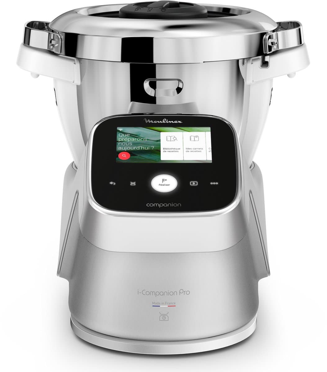 Moulinex I-Companion Touch Pro HF93ECF0 kokende keukenmachine 1550 W 4,5 l Zilver — afbeelding 1