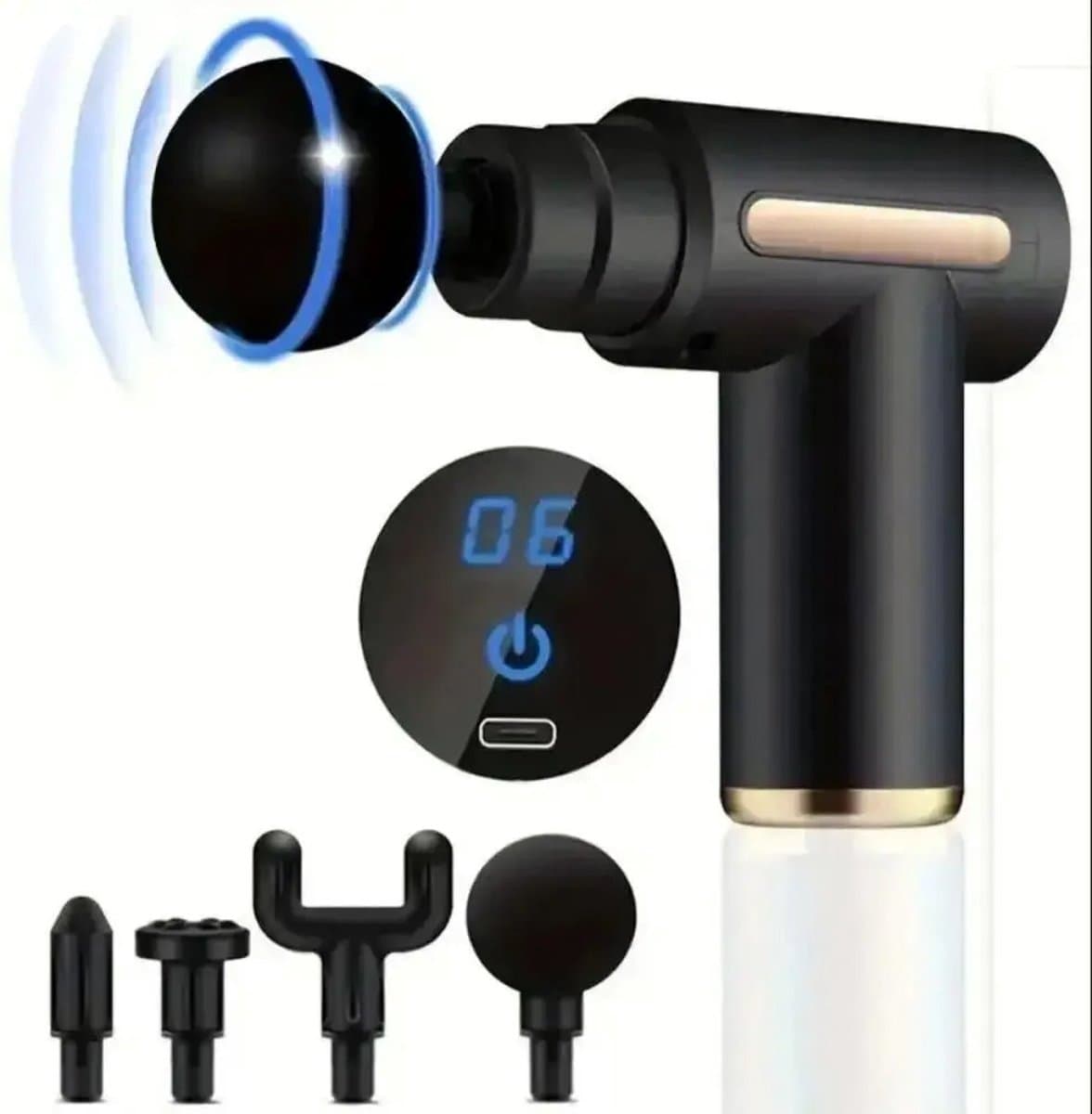 AS store® Massage gun profesioneel - Massagepistool - Elektrische Massage apparaat - Facia gun - 6 versnellingen — afbeelding 1