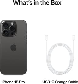 Apple iPhone 15 Pro - 512GB - Zwart Titanium — thumbnail 5