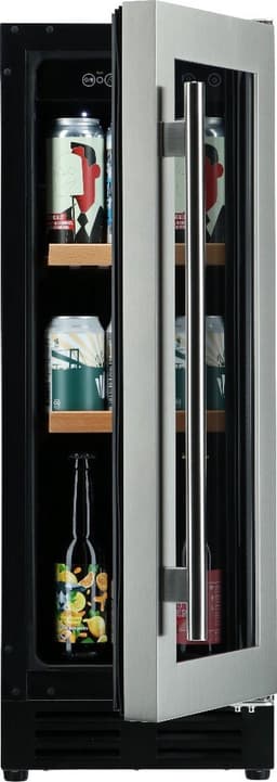 Bierkoelkast Melbourne - glazen deur met RVS rand - 48 flessen - Koelkast horeca - Bier koelkast voor Thuis - Flessenkoelkast- Drank koelkast - Bierkast — thumbnail 5