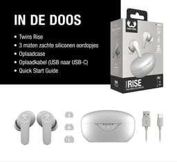 FRESH 'N REBEL Twins Rise 3TW3500IG In-ear Draadloze oordopjes Met Noise-cancelling Ice Grey — thumbnail 4
