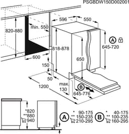 AEG FSB53607Z 6000 serie - Inbouwvaatwasser - QuickSelect - AirDry - 13 couverts — thumbnail 12