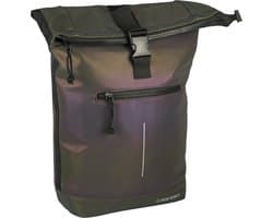 New Rebels Reflect New York Two Tone 21L Reflecterende Rolltop Rugzak Waterafstotend Laptop 15.6 Reflecterende rugtas