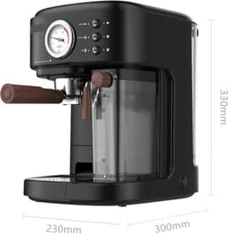 Happyment 3 in 1 Koffiemachine - Koffiezetapparaat - Koffie Apparaat - Pistonmachine - Melkopschuimer - Voor De Beste Koffie — thumbnail 5