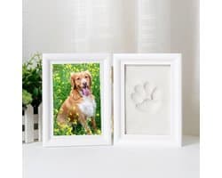 DIY Pootafdruk Set voor Hond en Kat met Fotolijst