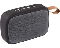 Draadloze LED Speaker 5W Grijs met Micro SD en USB - Compact Bluetooth Muziekbox