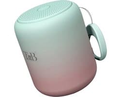 Draagbare Draadloze Bluetooth Speaker - Waterdicht IPX4 - 8 Uur Speeltijd - Compact Formaat - Groen/Roze Kleurverloop