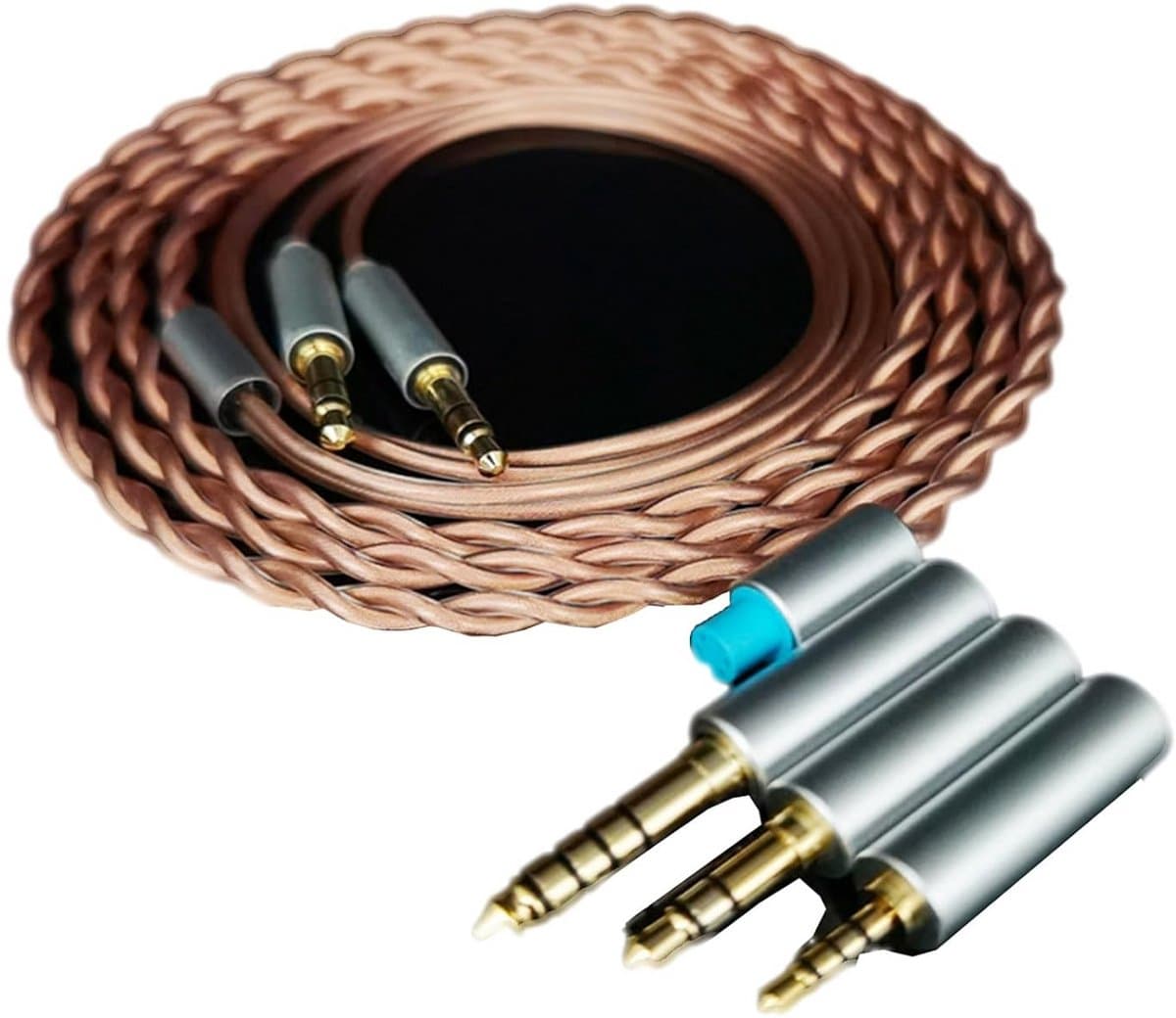 Gebalanceerde Koptelefoon Kabel Verloopstekker Set 4.4 mm 2.5 mm 3.5 mm Upgrade Draad — afbeelding 1