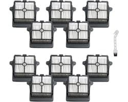 10 stuks HEPA Filters - geschikt voor Tineco FLOOR ONE S7 PRO - FLOOR ONE S6 - FLOOR ONE SWITCH S6 - FLOOR ONE SWITCH S7 - FLOOR ONE S7 COMBO - FLOOR ONE S7 FLASHDRY Stretch draadloze stofzuiger - Vervanging Accessoires - met reinigingsborstel