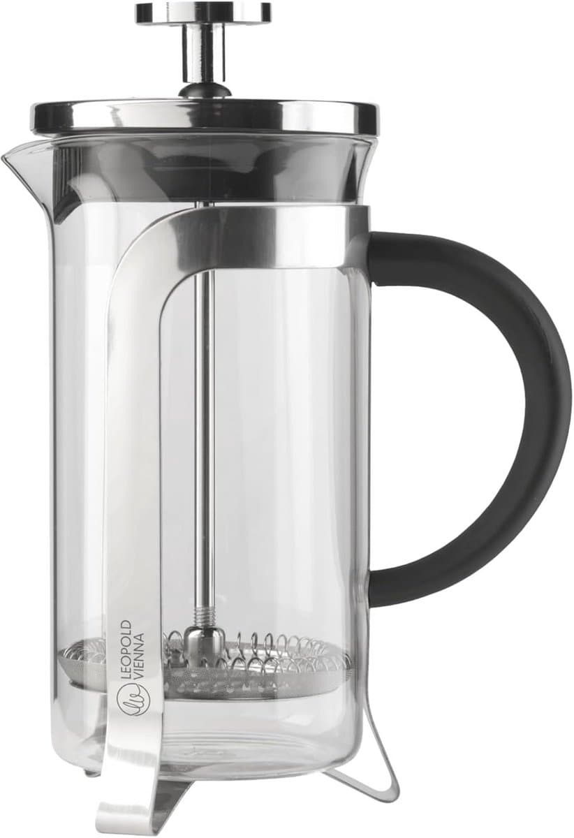 French Press Koffiezetapparaat 350 ml - Glans RVS voor 2 Kopjes — afbeelding 1