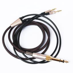 Hoofdtelefoon Kabel Vervanging 3.5mm naar Dual 3.5mm voor Verschillende Modellen, 1.2m — thumbnail 2