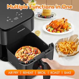 Compacte 3-kwart Airfryer met Anti-aanbakmand en Touch Display — thumbnail 3