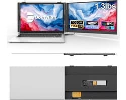 14 inch Dual Monitor Extender voor Laptop 1080P Full HD Draagbaar Scherm Plug & Play