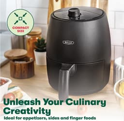 Compacte Airfryer met 2 Liter Inhoud en Eenvoudige Bediening — thumbnail 5