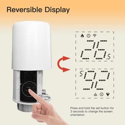 Slimme radiatorthermostaat met display en afstandsbediening voor energiezuinig verwarmen — thumbnail 3