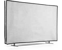 Beschermhoes voor 32-inch TV - Witte TV-hoes voor binnen - Tegen vuil en stof