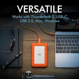 Draagbare 2TB USB-C Externe Harde Schijf - Val-, Stof- en Regenbestendig voor Laptop en Desktop — thumbnail 2