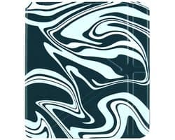 Origami Hoesje - Sleepcover Geschikt voor Kobo Libra Colour - Hoes Cover - Abstract Kleuren* - ereader hoesje - cover