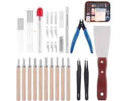 34-delige 3D-printer Accessoires Gereedschapset - Reiniging, Onderhoud en Precisiewerk