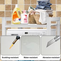 Verstelbare Wasmachine en Droger Stapelset - Hoogte Instelbaar en Stapelbaar — thumbnail 3