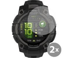 Cazy screenprotector geschikt voor Garmin Instinct 3 (50mm) - 2 stuks - Gehard Glas