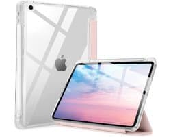 Schokbestendige Smart Cover voor iPad 9e/8e/7e Generatie (2021/2020/2019) met Potloodhouder - Roze