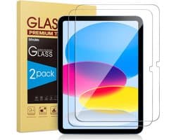 Schermbeschermer voor iPad 10e generatie 2022 - 2 Pack, 9H Hardheid, Makkelijk te Installeren