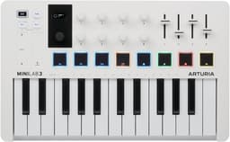 Arturia Minilab 3 - MIDI keyboard & pad controller - Wit — thumbnail 1