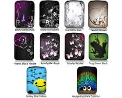 Universele Neopreen Sleeve voor 7 inch E-reader en Tablet - Beschermhoes in Ranke Bruin