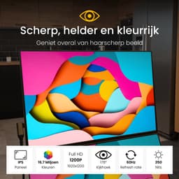 Blerron Flow - Portable Monitor - 2.5K - 16 Inch - Draagbare Monitor - Beeldscherm - Incl. Monitor Standaard - 2560x1600 UHD — thumbnail 2