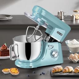 Krachtige Keukenmachine 2000 W met Kneed- en Roerfunctie, 6 Snelheden, Geluidsarm en RVS Kom van 7,2 l — thumbnail 4