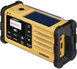 Sangean MMR-88 DAB+ Outdoorradio DAB+, VHF (FM) Noodradio Acculaadfunctie, Zaklamp, Zonnepaneel, Handslinger Zwart, Gee — thumbnail 3