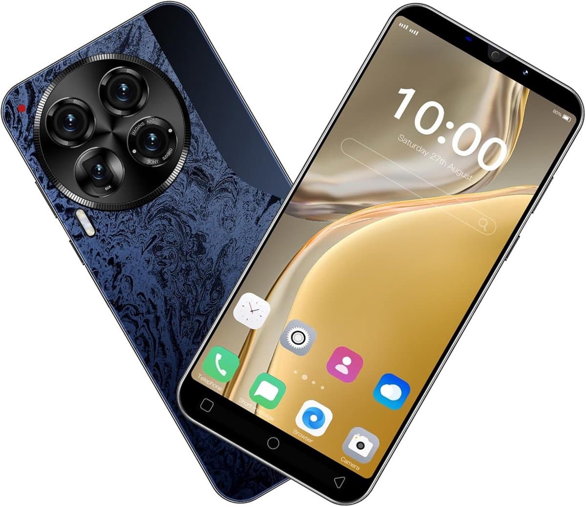 Mobiele Telefoon met 5.0 Inch IPS Scherm, 16GB ROM, 128GB Uitbreidbaar Geheugen, Android 9.0, Dual SIM, Dual Camera — afbeelding 1