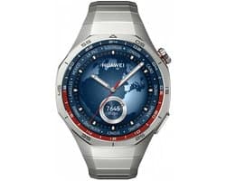 HUAWEI WATCH GT5 Pro 46mm Titanium Horlogeband - Ondersteuning van Golf en Duiken van 40 meter- Verbeterd 24/7 gezondheidsbeheer - Tot 2 weken batterijduur - Compatibel met iOS & Android