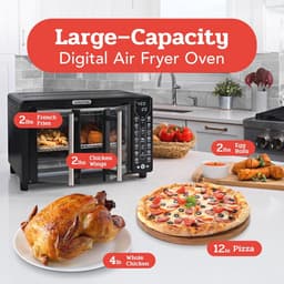 Digitale Air Fryer Oven met Broodroosterfunctie 17 Kookstanden 24L — thumbnail 5